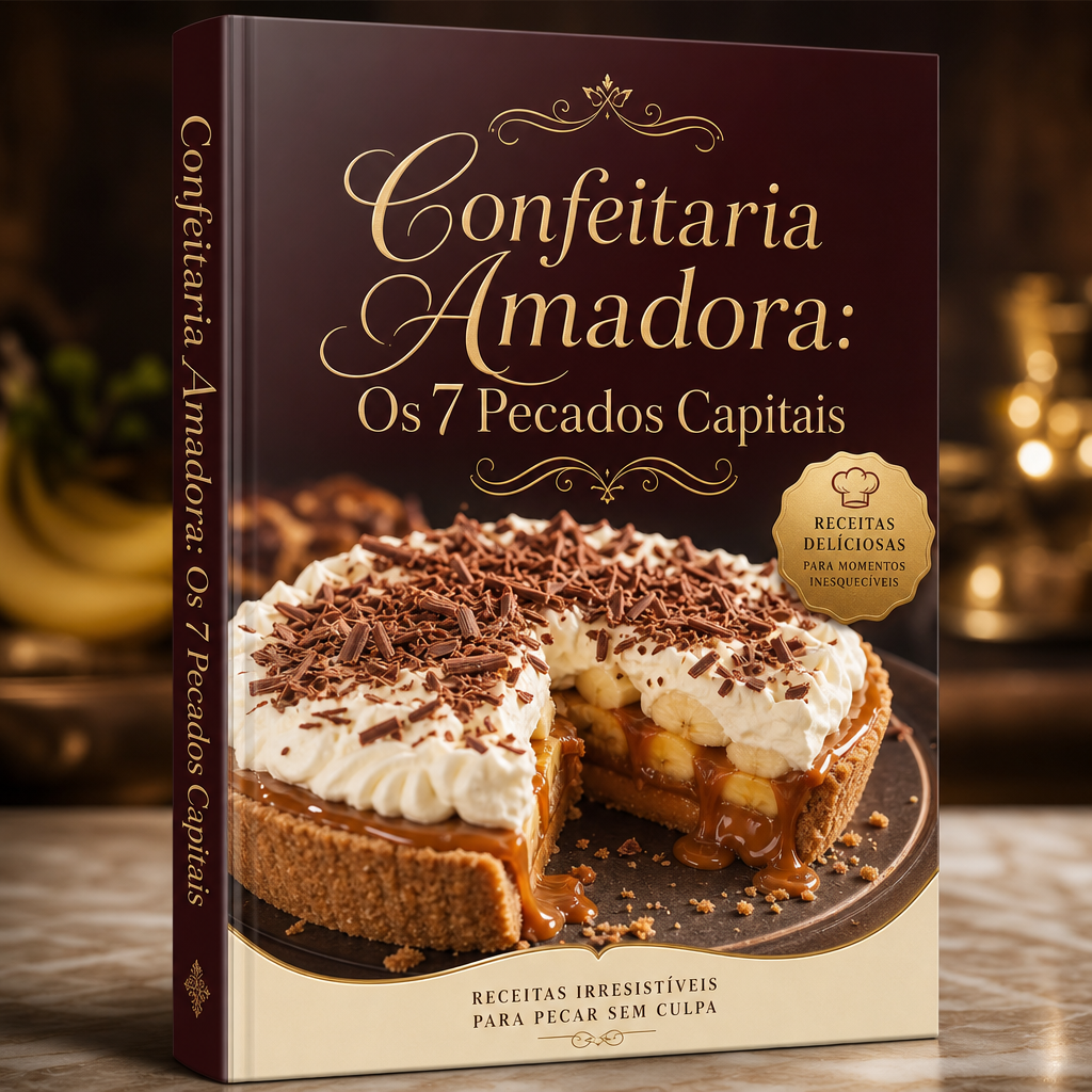 Capa do e-book Confeitaria Amadora: Os 7 Pecados Capitais
